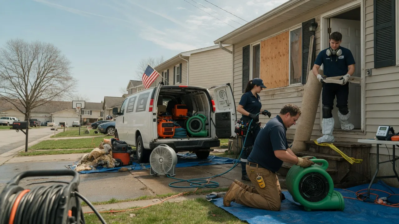 Water Damage Restoration in Schneider, IN near me